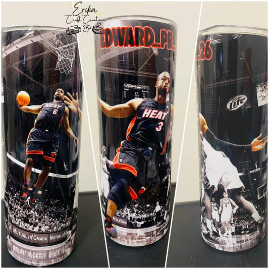 Tumbler 20 oz iconic picture NBA